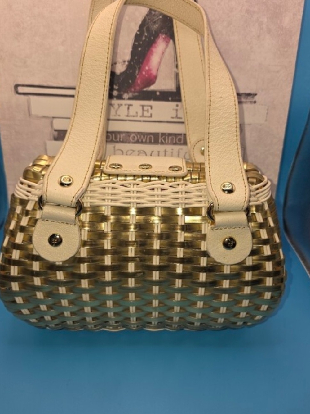 Kate Spade New York "Havana Avita" basket bag NWOT - Picture 6 of 10